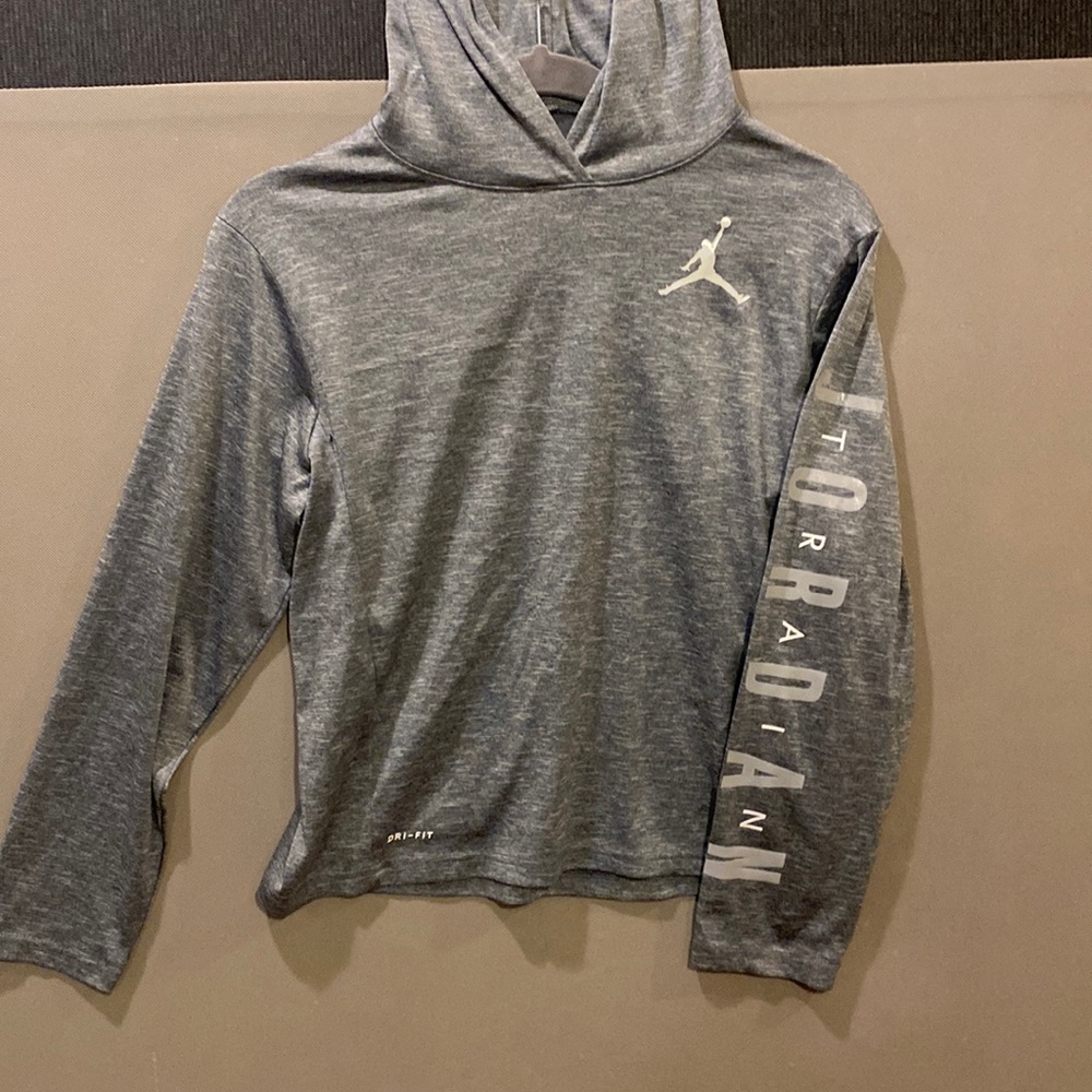 Gray long sleeve Jordan